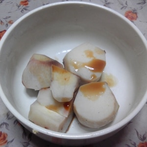 皮ごと茹でてつるんと剥く 里芋のお醤油がけ レシピ 作り方 By ラズベリっち 楽天レシピ 皮ごと茹でてつるんと剥く 里芋のお醤油がけ レシピ 作り方 By ラズベリっち 楽天レシピ